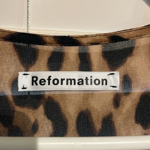 Reformation Alma Leopard Dress - Picture 7 of 8